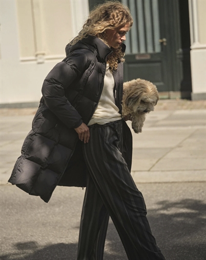 Mos Mosh - MMNova Square Down Jakke - Dark Grey